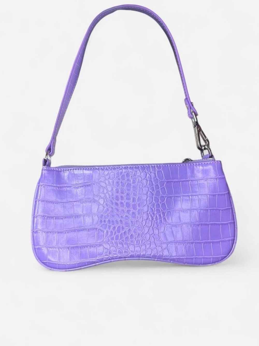 JW PEI Purple Croc-Embossed Shoulder Bag - Picture 2 of 8